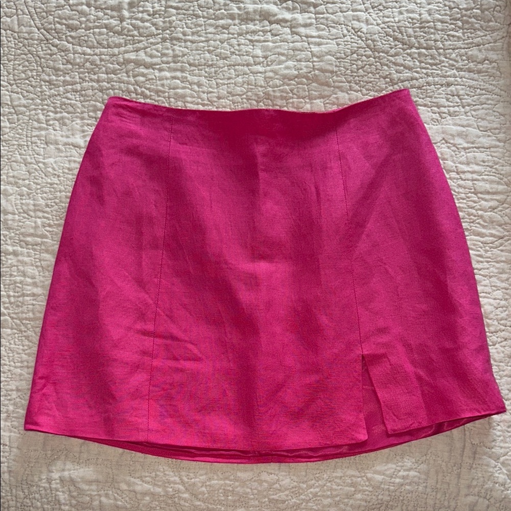 ASTR The Label Pink Linen Skirt - Picture 2 of 6
